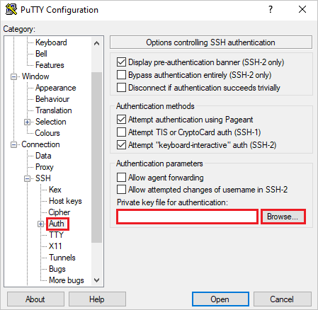 SSH-key in PuTTY