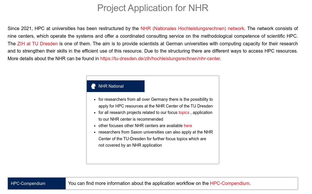 HPC Project Application